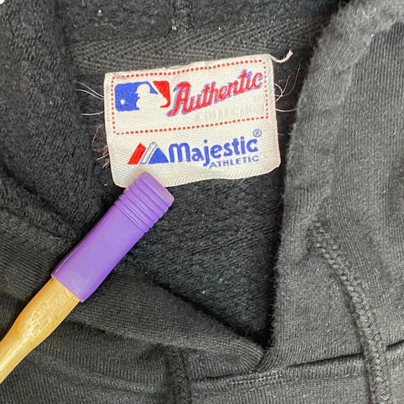 Majestic Authentic MLB St. Louis Cardinals Black Hoodie Sweatshirt 3XL Cotton Bl - Picture 7 of 16